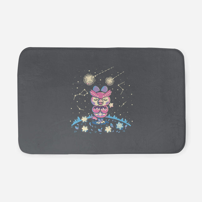 Starry Owl-none memory foam bath mat-TechraNova
