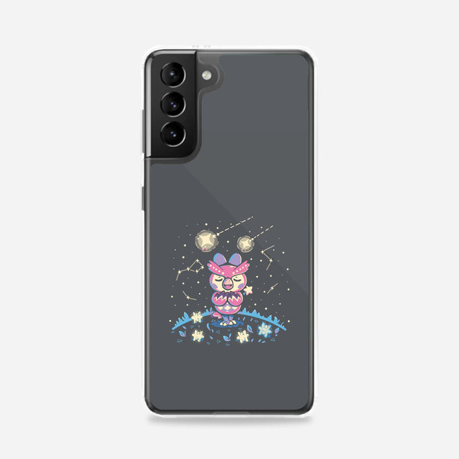 Starry Owl-samsung snap phone case-TechraNova