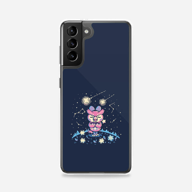 Starry Owl-samsung snap phone case-TechraNova