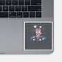 Starry Owl-none glossy sticker-TechraNova