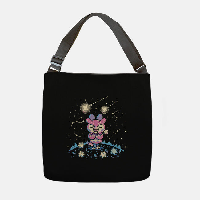 Starry Owl-none adjustable tote-TechraNova