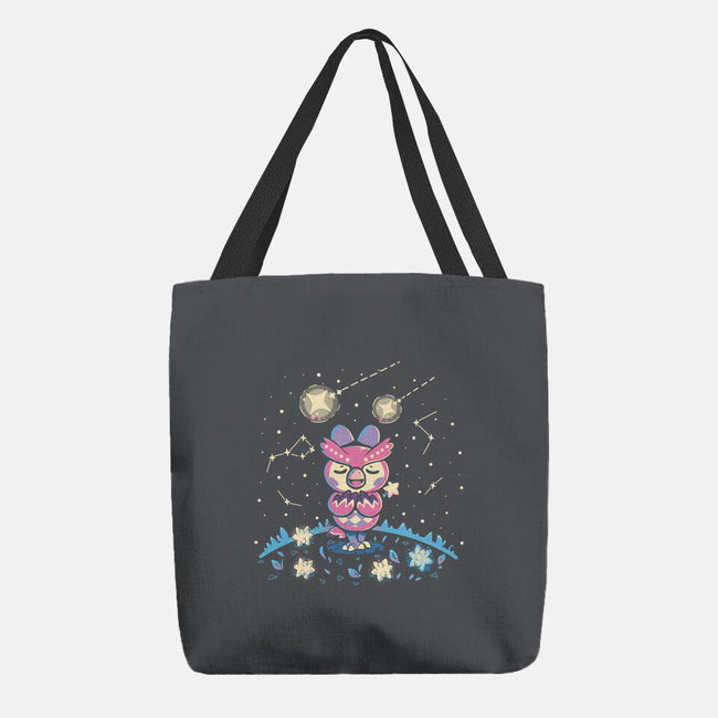 Starry Owl-none basic tote-TechraNova