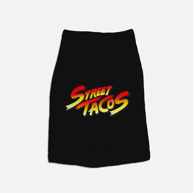 Street Tacos-dog basic pet tank-Wenceslao A Romero