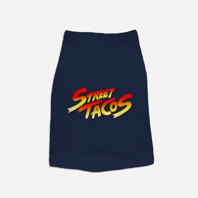 Street Tacos-dog basic pet tank-Wenceslao A Romero