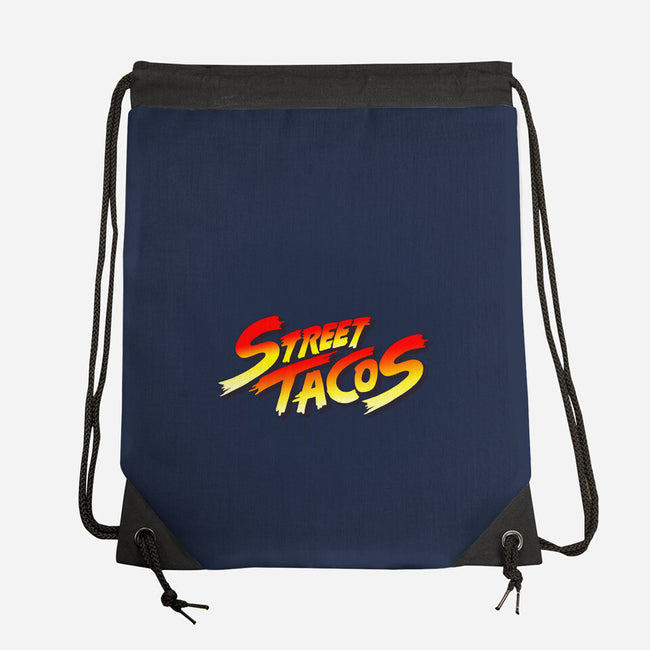 Street Tacos-none drawstring bag-Wenceslao A Romero