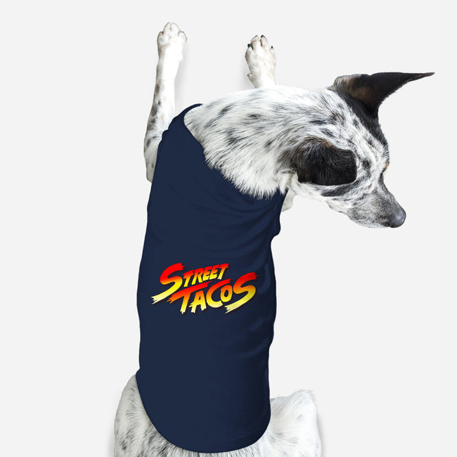Street Tacos-dog basic pet tank-Wenceslao A Romero
