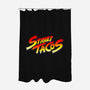 Street Tacos-none polyester shower curtain-Wenceslao A Romero