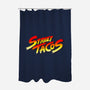 Street Tacos-none polyester shower curtain-Wenceslao A Romero