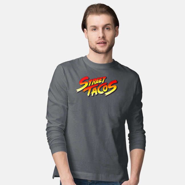 Street Tacos-mens long sleeved tee-Wenceslao A Romero