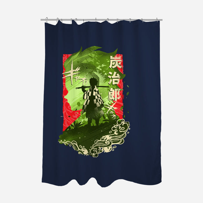 Water Attack-none polyester shower curtain-hypertwenty