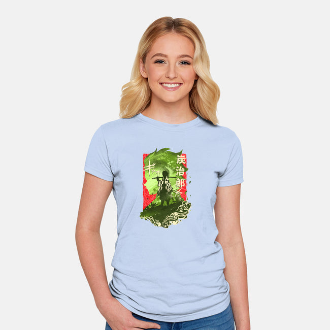 Water Attack-womens fitted tee-hypertwenty