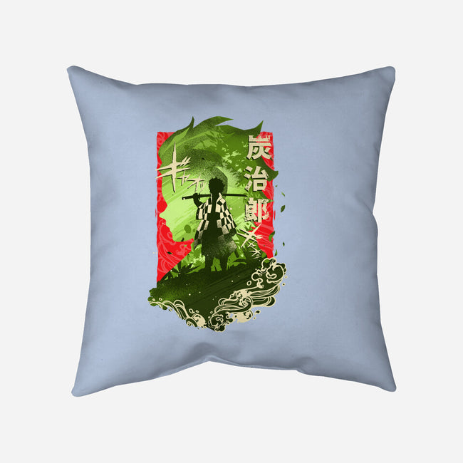 Water Attack-none removable cover w insert throw pillow-hypertwenty