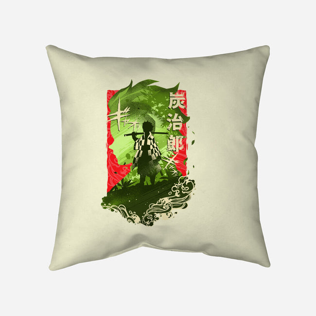 Water Attack-none removable cover throw pillow-hypertwenty