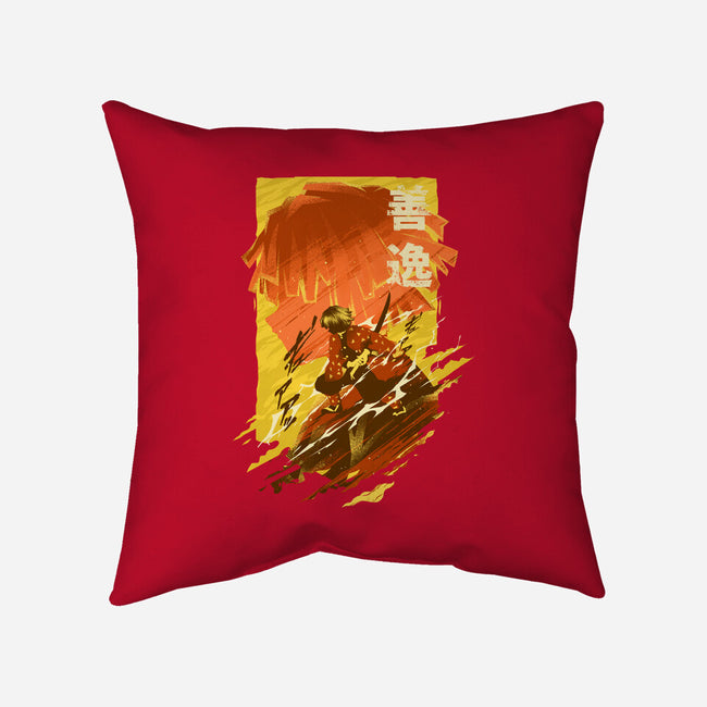 Thunder Attack-none removable cover throw pillow-hypertwenty