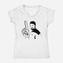 I'm Number One-womens v-neck tee-KentZonestar