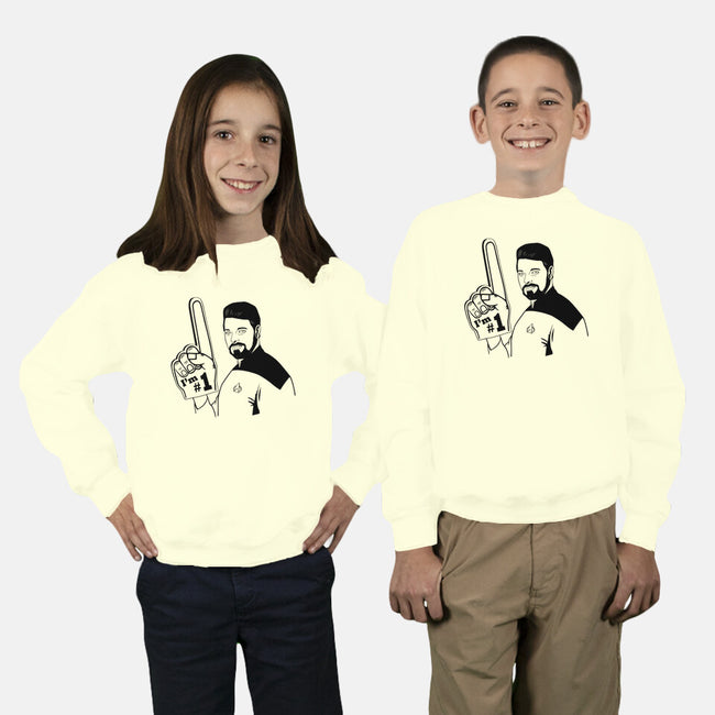 I'm Number One-youth crew neck sweatshirt-KentZonestar