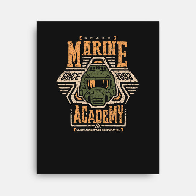 Space Marine Academy-none stretched canvas-Olipop