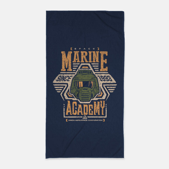 Space Marine Academy-none beach towel-Olipop
