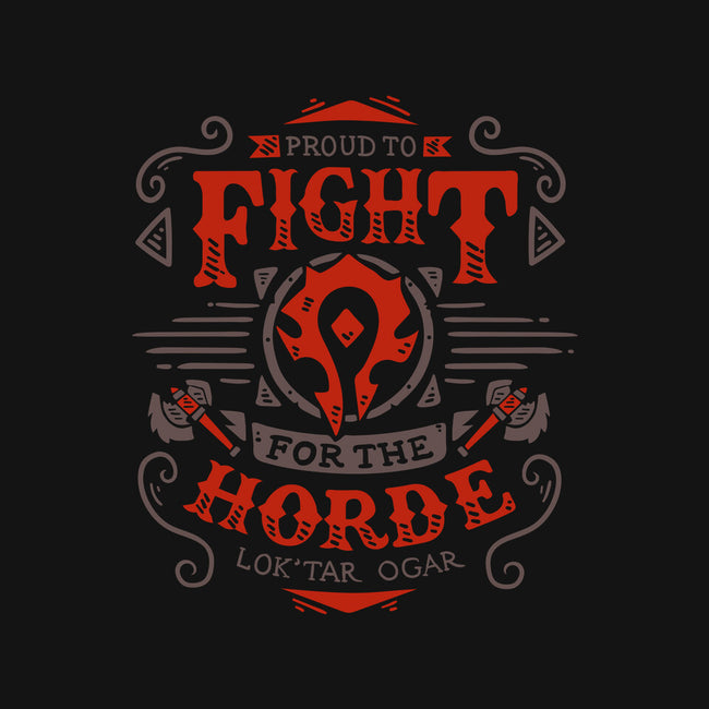 Fight for the Horde-none removable cover w insert throw pillow-Typhoonic