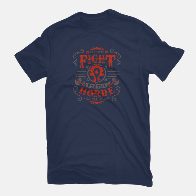 Fight for the Horde-womens fitted tee-Typhoonic