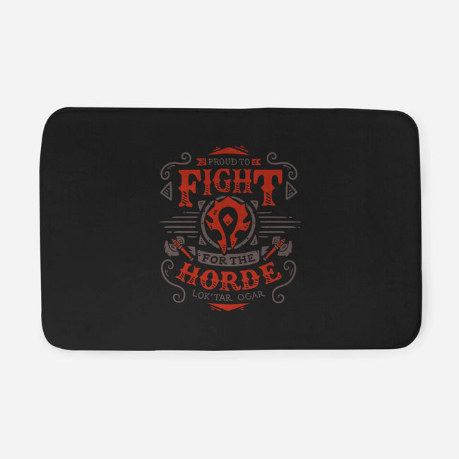 Fight for the Horde-none memory foam bath mat-Typhoonic