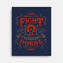 Fight for the Horde-none stretched canvas-Typhoonic