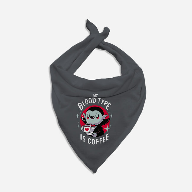 Coffee Vampire-dog bandana pet collar-Typhoonic