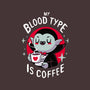 Coffee Vampire-none zippered laptop sleeve-Typhoonic