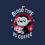 Coffee Vampire-none stretched canvas-Typhoonic
