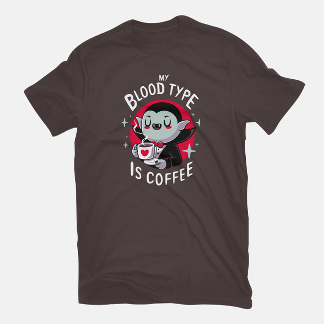 Coffee Vampire-womens basic tee-Typhoonic