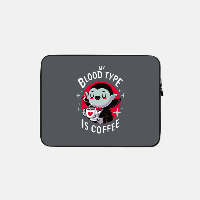 Coffee Vampire-none zippered laptop sleeve-Typhoonic