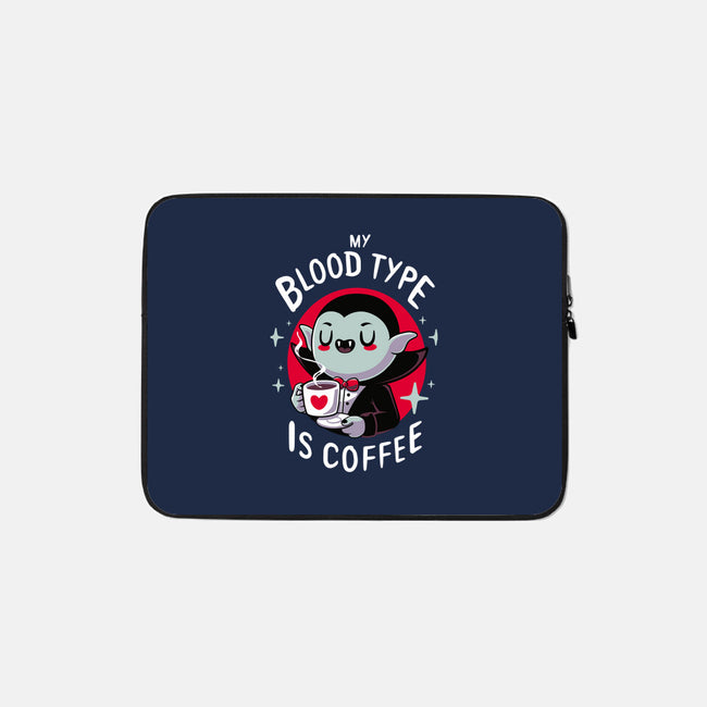 Coffee Vampire-none zippered laptop sleeve-Typhoonic
