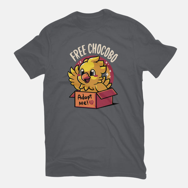 Adopt a Chocobo-womens basic tee-Typhoonic