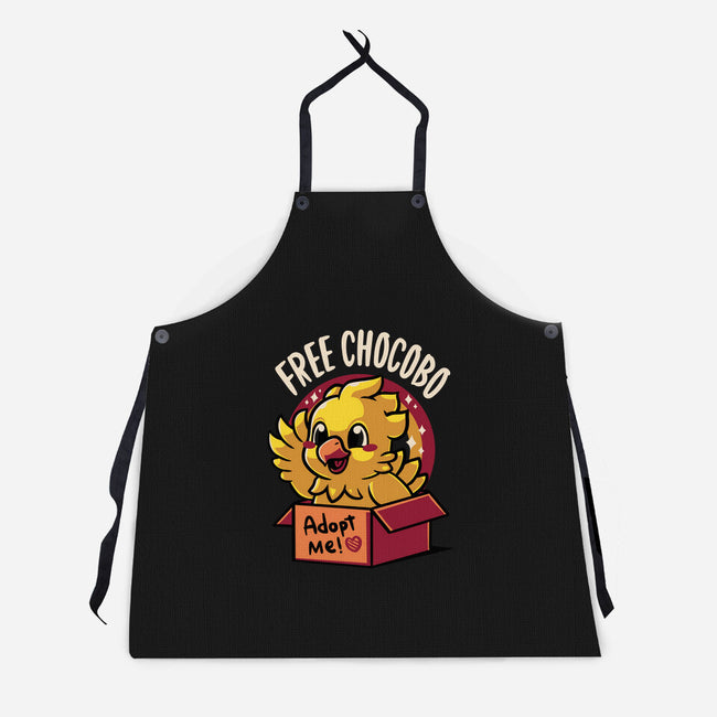 Adopt a Chocobo-unisex kitchen apron-Typhoonic