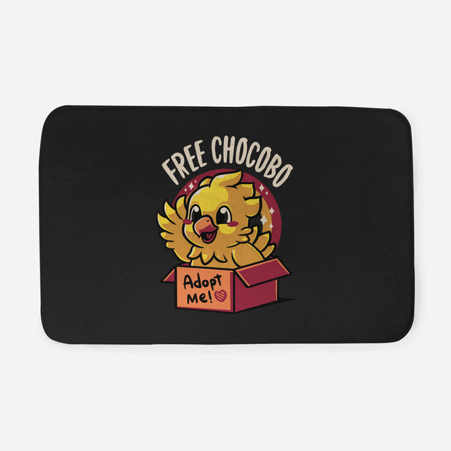 Adopt a Chocobo-none memory foam bath mat-Typhoonic