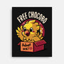 Adopt a Chocobo-none stretched canvas-Typhoonic