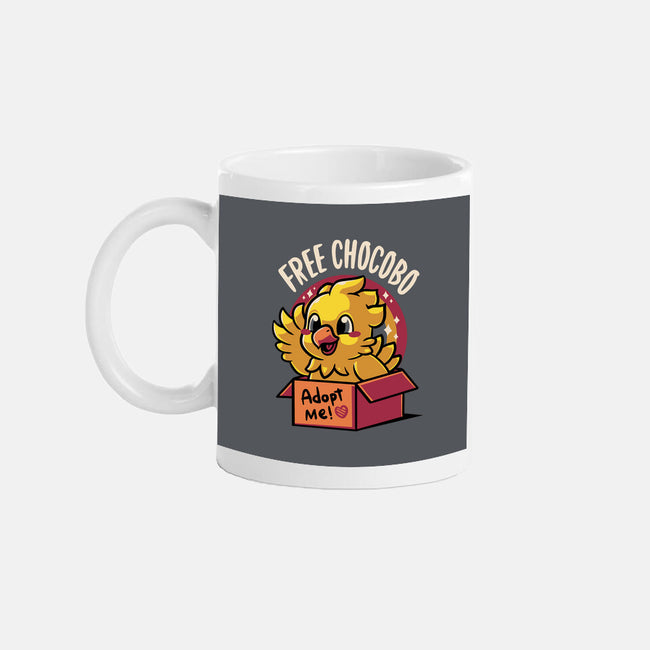 Adopt a Chocobo-none glossy mug-Typhoonic