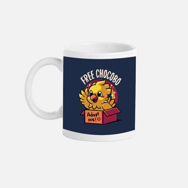 Adopt a Chocobo-none glossy mug-Typhoonic