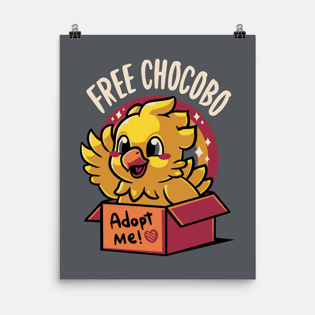 Adopt a Chocobo-none matte poster-Typhoonic