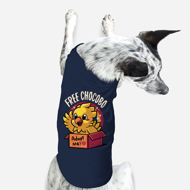 Adopt a Chocobo-dog basic pet tank-Typhoonic
