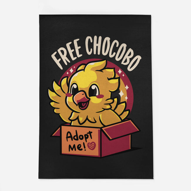 Adopt a Chocobo-none outdoor rug-Typhoonic