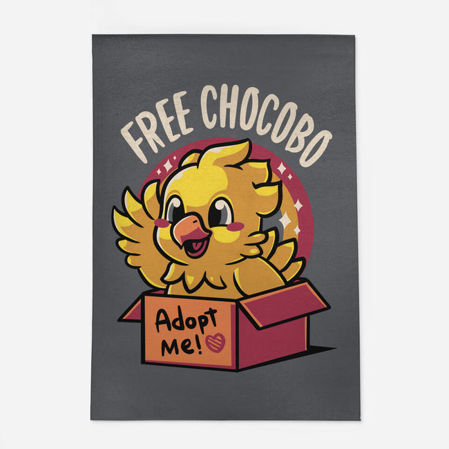 Adopt a Chocobo-none outdoor rug-Typhoonic