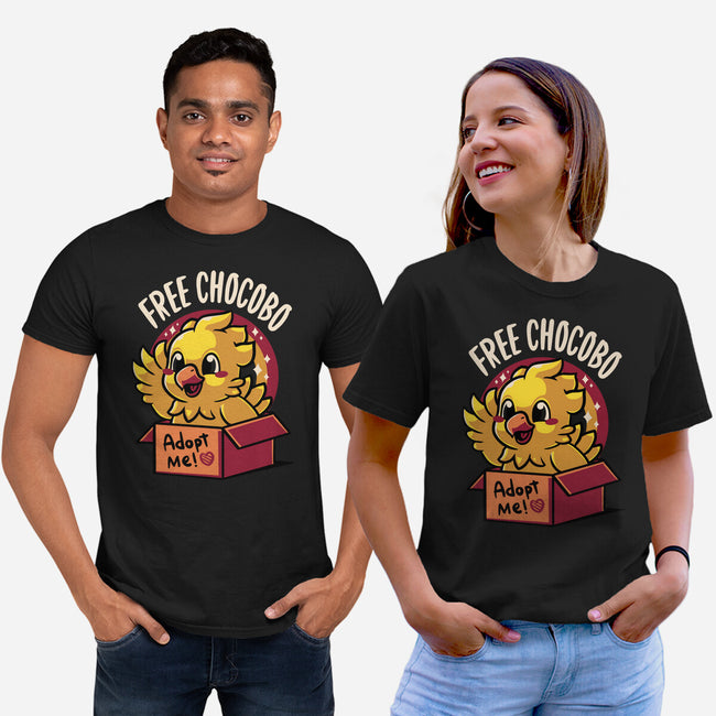 Adopt a Chocobo-unisex basic tee-Typhoonic