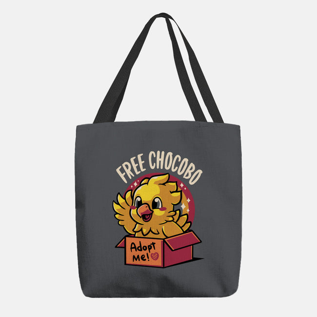 Adopt a Chocobo-none basic tote-Typhoonic