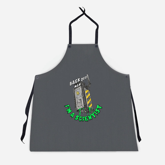 Back Off Man-unisex kitchen apron-rocketman_art