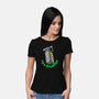 Back Off Man-womens basic tee-rocketman_art