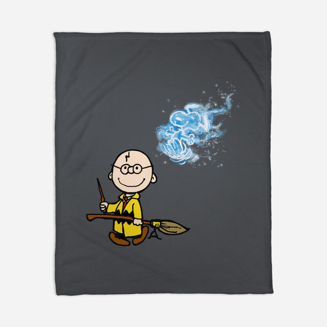 Expecto Snoopus-none fleece blanket-kimgromoll