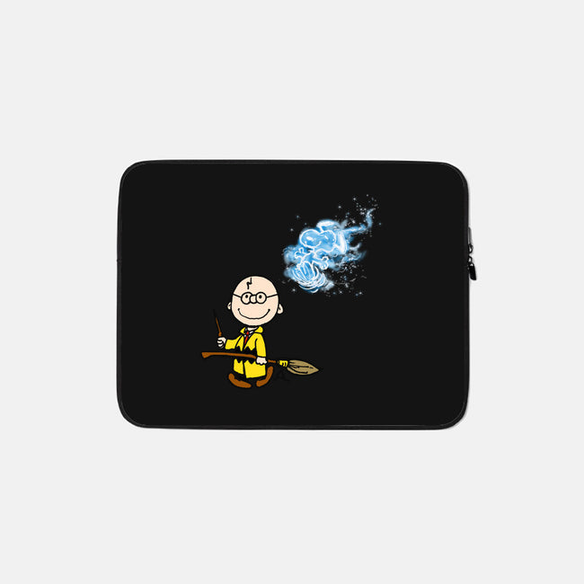 Expecto Snoopus-none zippered laptop sleeve-kimgromoll