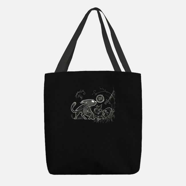 White Guardian-none basic tote-dumbassman