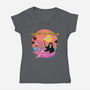 Life's a Beach-womens v-neck tee-vp021